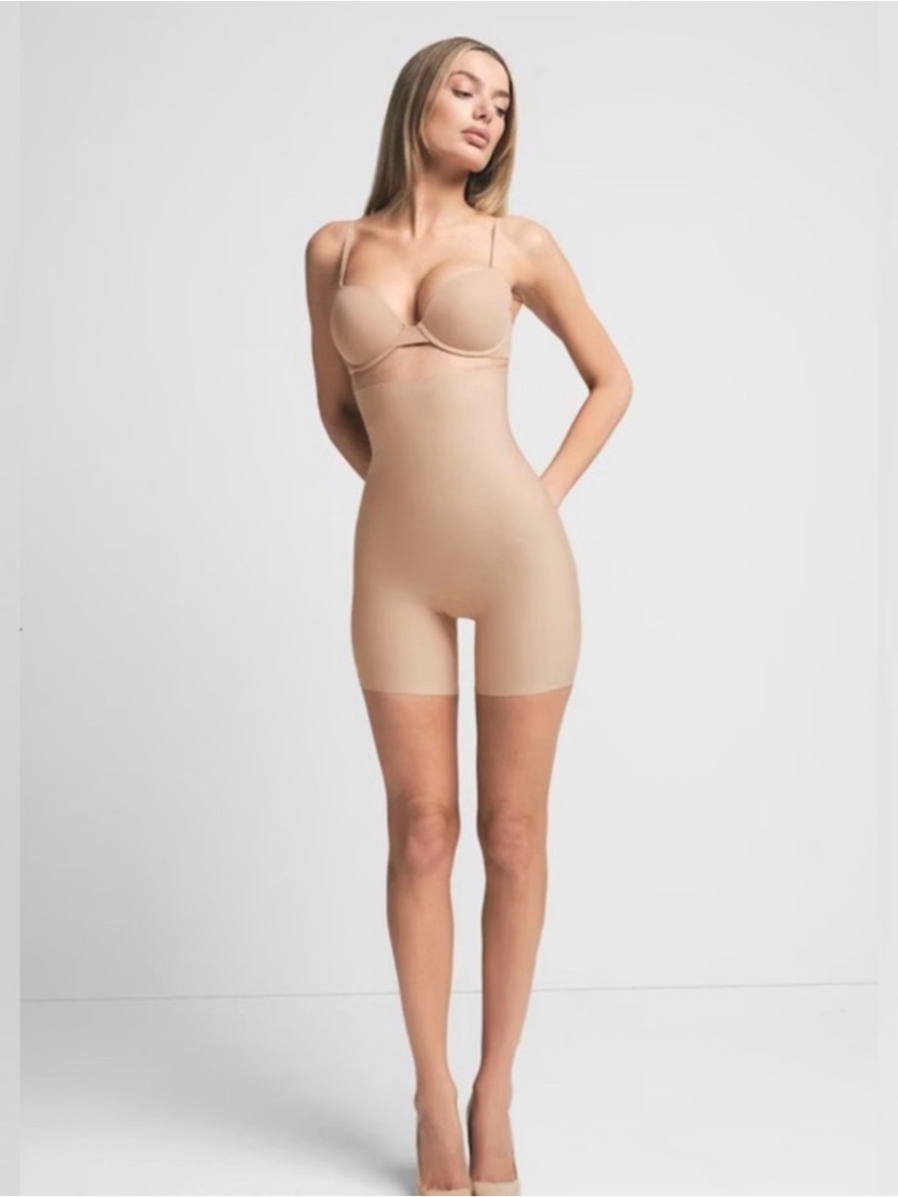 SKIMS Body High-Waisted Shaping Shorts NWT | Clay | Large
